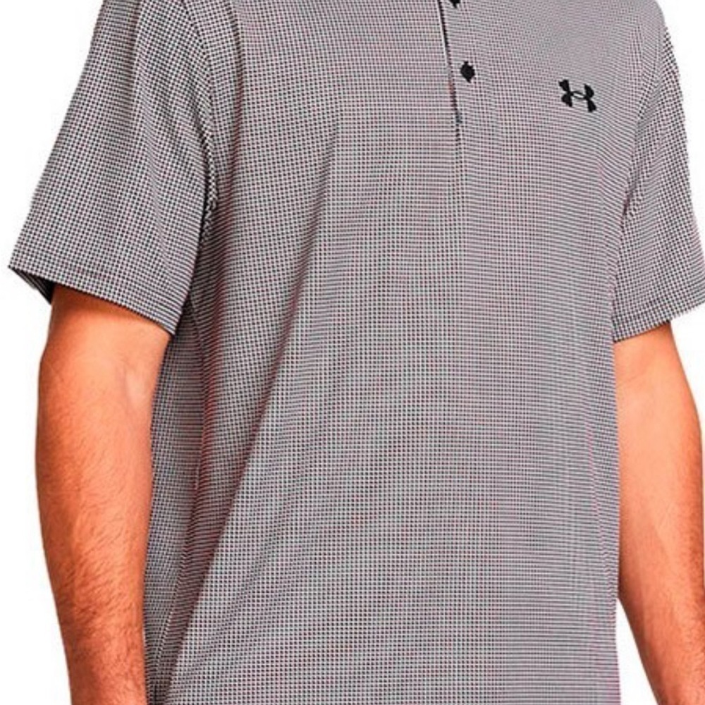 New Men’s Under Armour Golf Playoff 3.0 Printed Short Sleeve Polo Size m - Picture 3 of 5